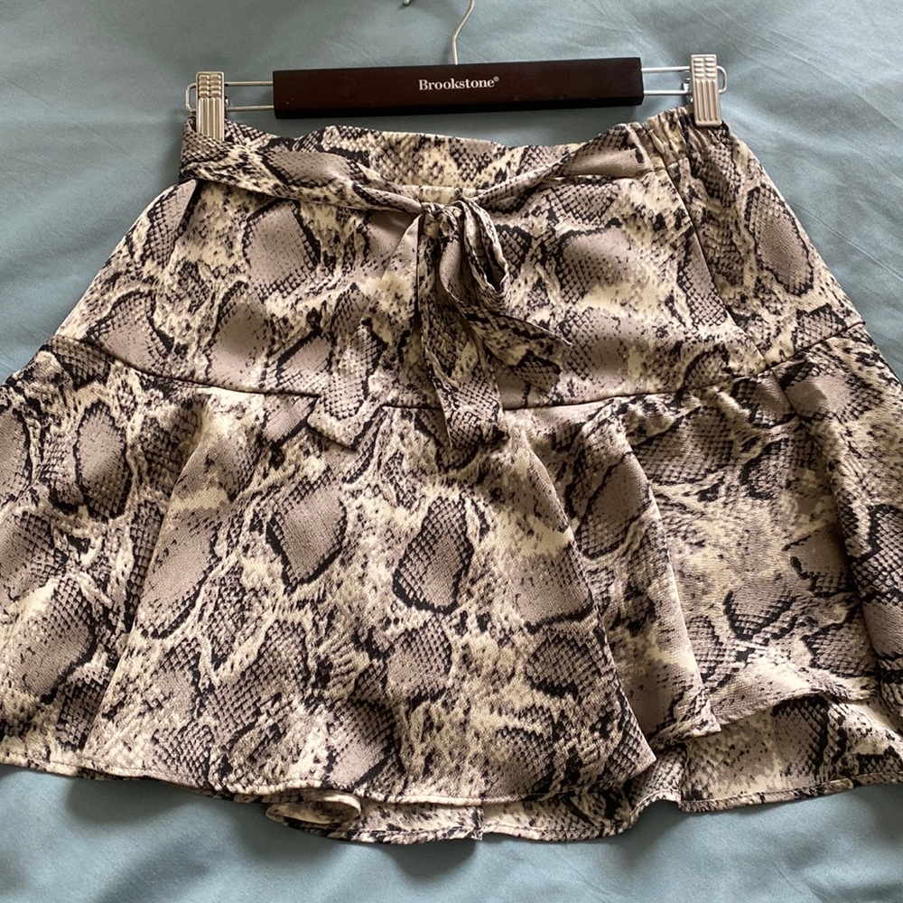 Snakeprint skirt/skort